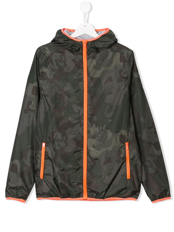 Ciesse Piumini Junior Camouflage Zipped Jacket - Green