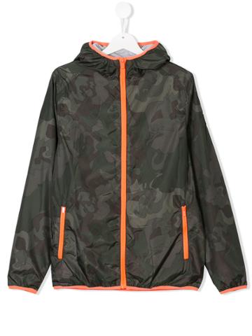 Ciesse Piumini Junior Camouflage Zipped Jacket - Green