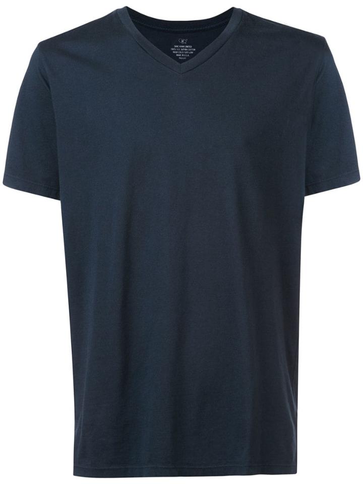 Save Khaki United V-neck Short Sleeve T-shirt - Blue