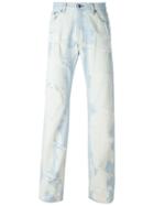 Walter Van Beirendonck Vintage Bleached Distressed Jeans - Blue