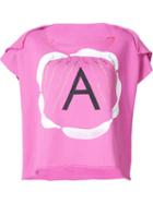 Bernhard Willhelm Raw Edge Sweatshirt, Women's, Pink/purple, Cotton