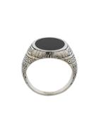 Eleventy Engraved Ring - Metallic