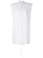 Lost & Found Rooms High Neck Shortsleeved Shirt - White