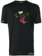 Dolce & Gabbana King Patch T-shirt - Black