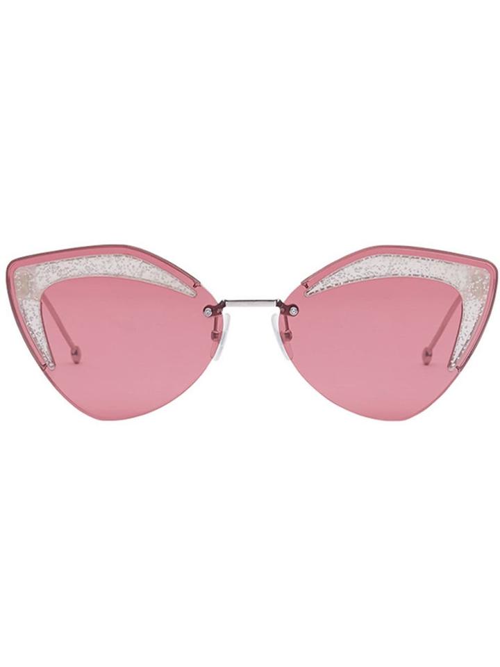 Fendi Eyewear Glass Sunglasses - Pink