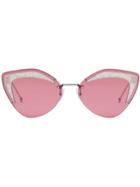Fendi Eyewear Glass Sunglasses - Pink
