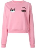 Chiara Ferragni Eyes Blink Sweatshirt - Pink & Purple