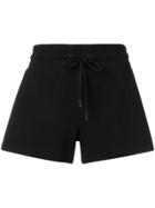 Donna Karan Drawstring-waist Track Shorts - Black