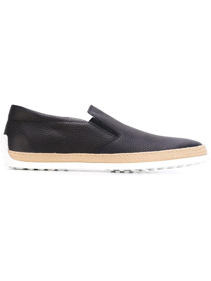 Tod's Classic Slip On Sneakers - Blue