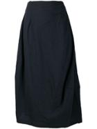 Rundholz Black Label Pleated Asymmetric Skirt - Blue