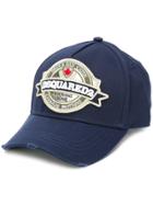 Dsquared2 Canadian Brothers Cap - Blue