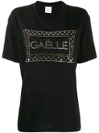 Gaelle Bonheur Crystal Embellished T-shirt - Black