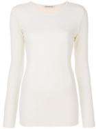 Stefano Mortari Fine Knit Jumper - White