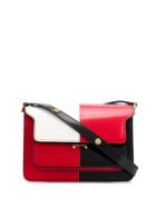 Marni Colour Block Satchel - Black