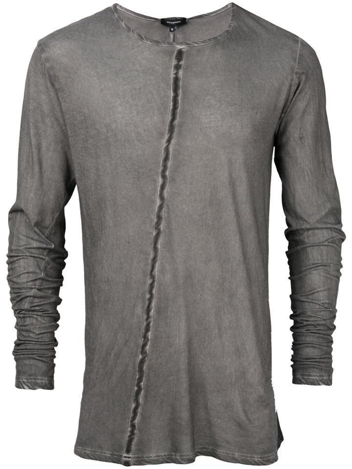 Unconditional Silk Contrast T-shirt - Grey