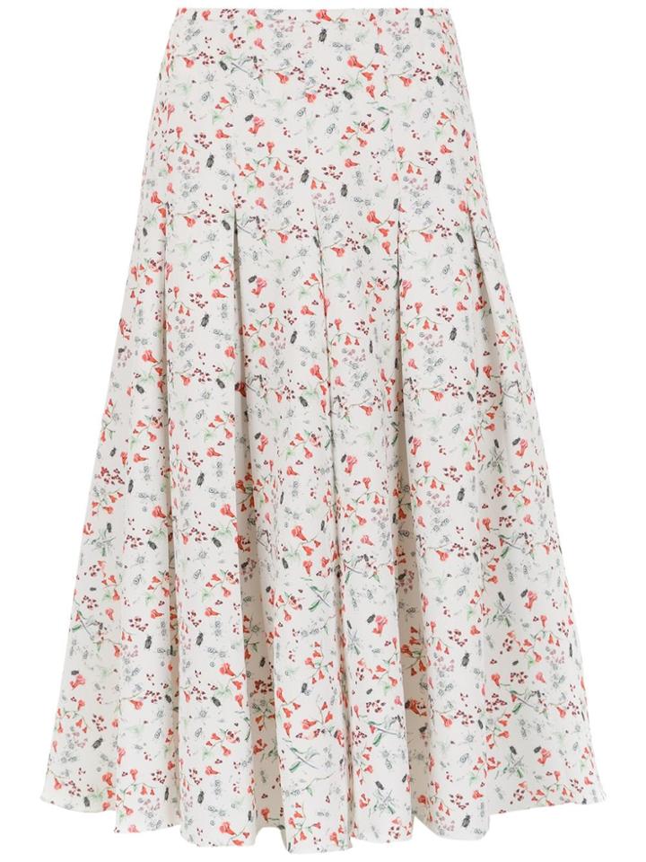 Olympiah Printed Spezzia Skirt - White