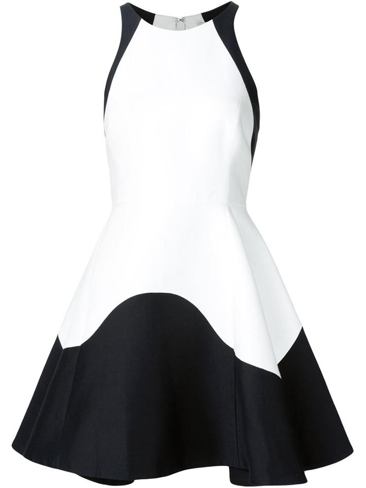 Halston Heritage Colour Block Mini Dress
