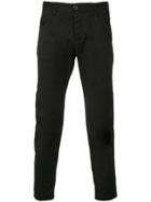 Kazuyuki Kumagai Slim Fit Trousers - Black