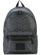Coach Signature Canvas Academy Backpack - Grey