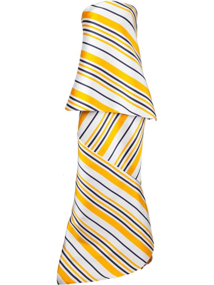 Maticevski Striped Mermaid Dress