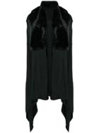 Steffen Schraut Asymmetric Poncho - Black