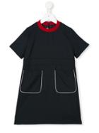 Marni Kids Contrast Trim Shift Dress, Girl's, Size: 12 Yrs, Black