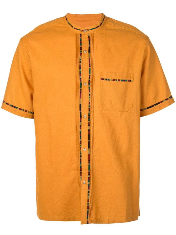 Supreme Band Collar Shirt - Gold