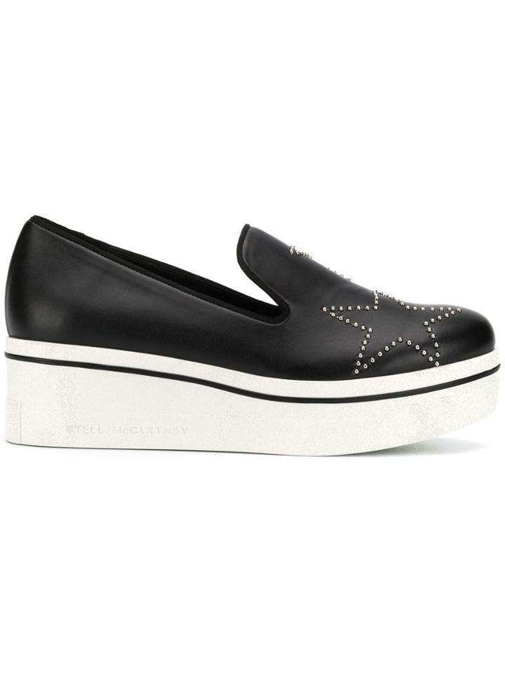 Stella Mccartney Binx Star Studded Loafers - Black