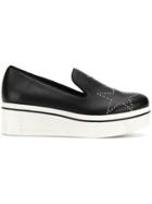 Stella Mccartney Binx Star Studded Loafers - Black
