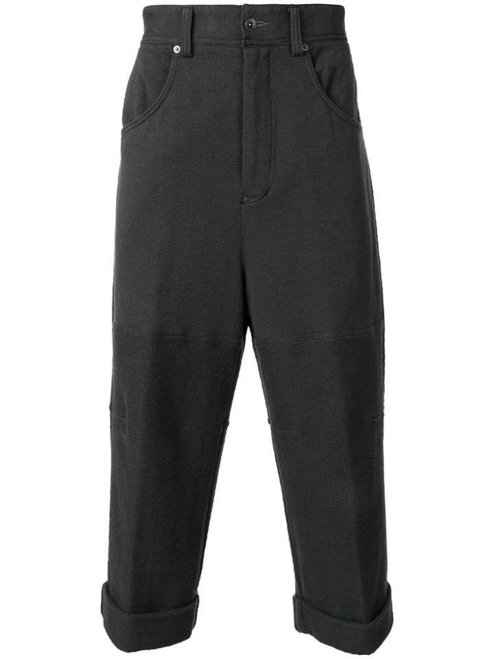 The Viridi-anne Cropped Wide Pants - Grey