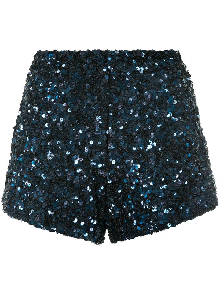 Manish Arora Two Tone Shorts - Blue