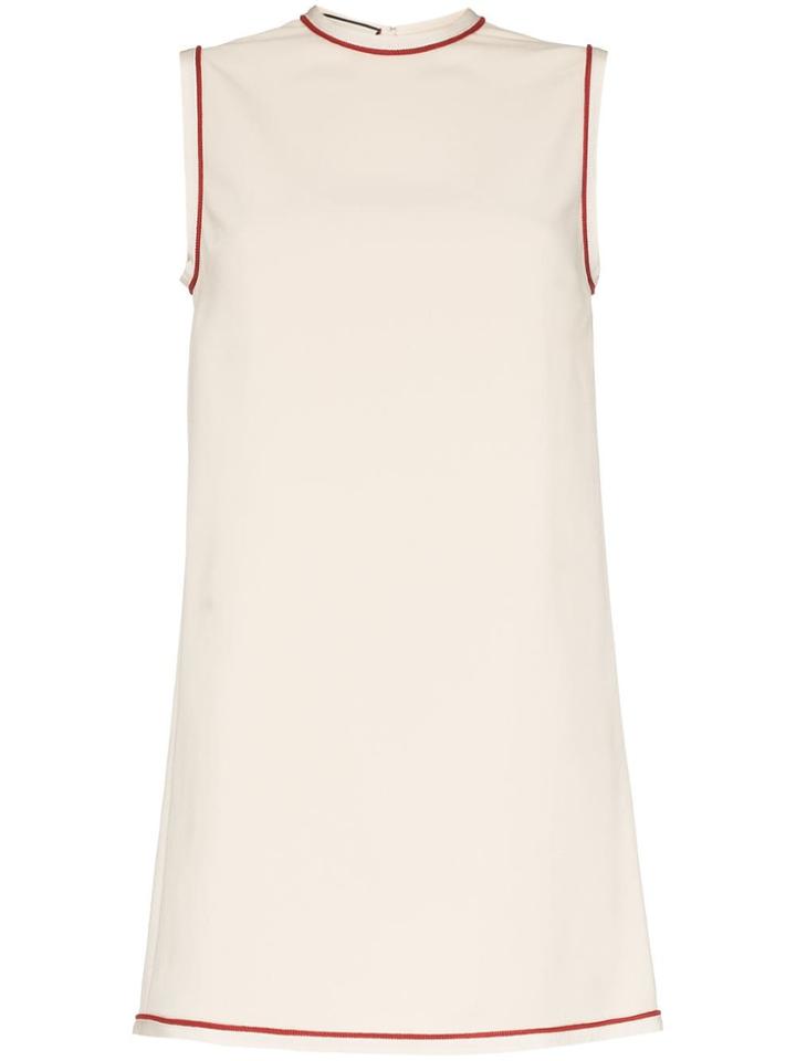 Gucci Sleeveless Shift Dress - White