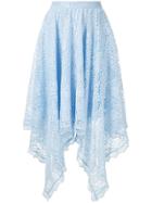 Olympiah Petale Uneven Midi Skirt - Blue
