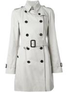 Burberry 'kensington' Trench Coat - Nude & Neutrals