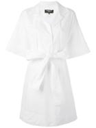 Paule Ka Wide-arm Shirt Dress - White