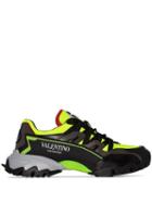 Valentino Valentino Garavani Fluoro Climber Sneakers - Green