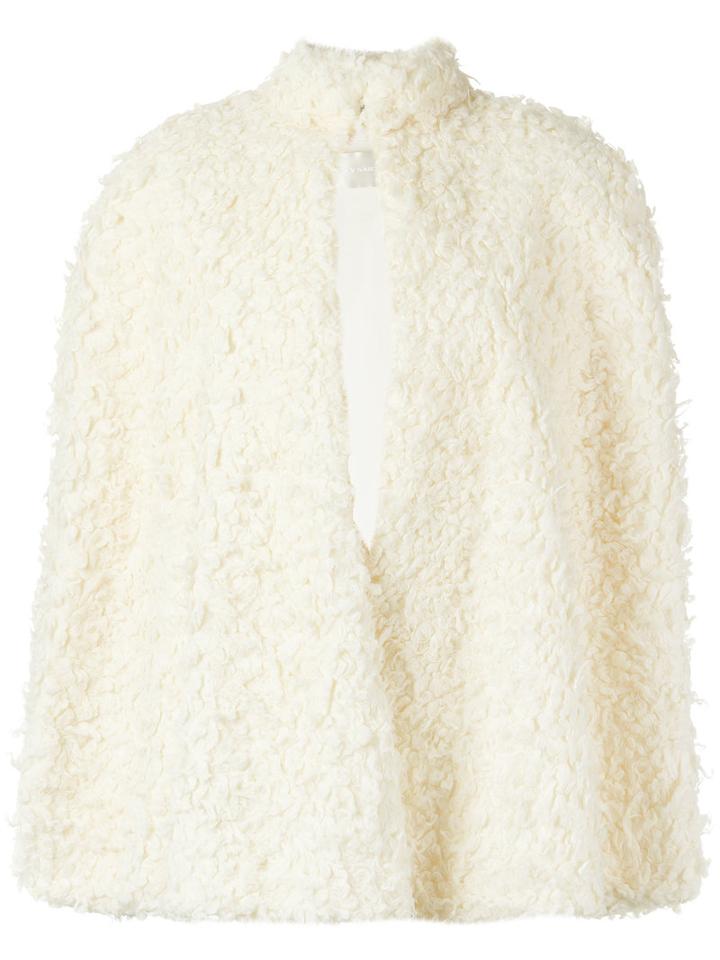 Faux Fur Coat - Women - Acrylic/polyester - 36, White, Acrylic/polyester, Lilly Sarti