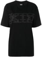 Ktz Sparkling Logo T-shirt, Women's, Size: Small, Black, Cotton