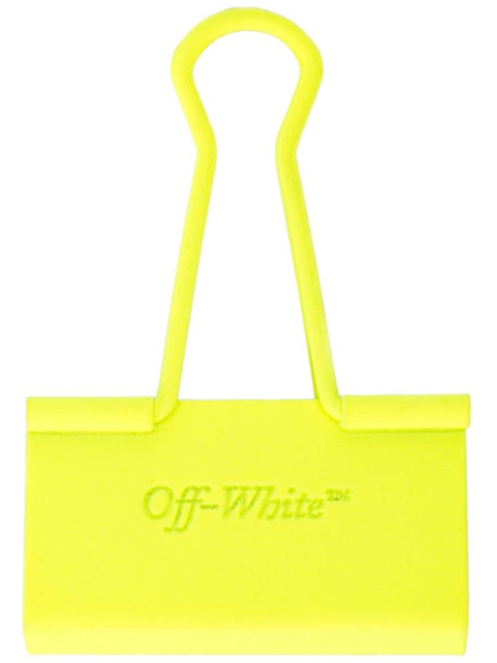 Off-white Binder Clip - Yellow
