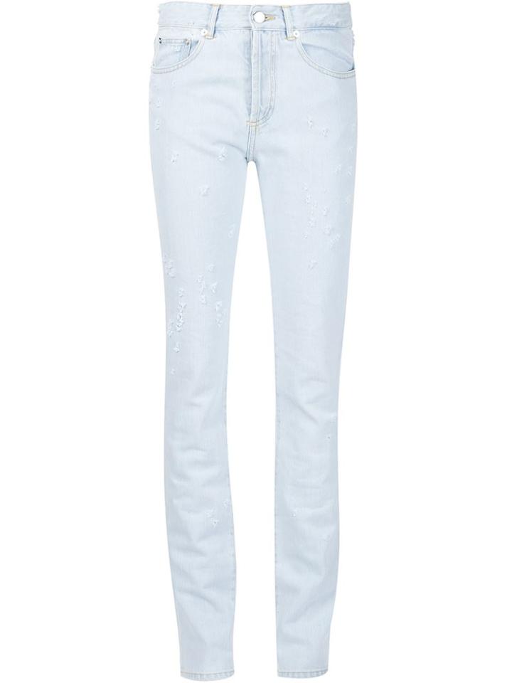 Givenchy Distressed Slim Jeans, Men's, Size: 30, Blue, Cotton