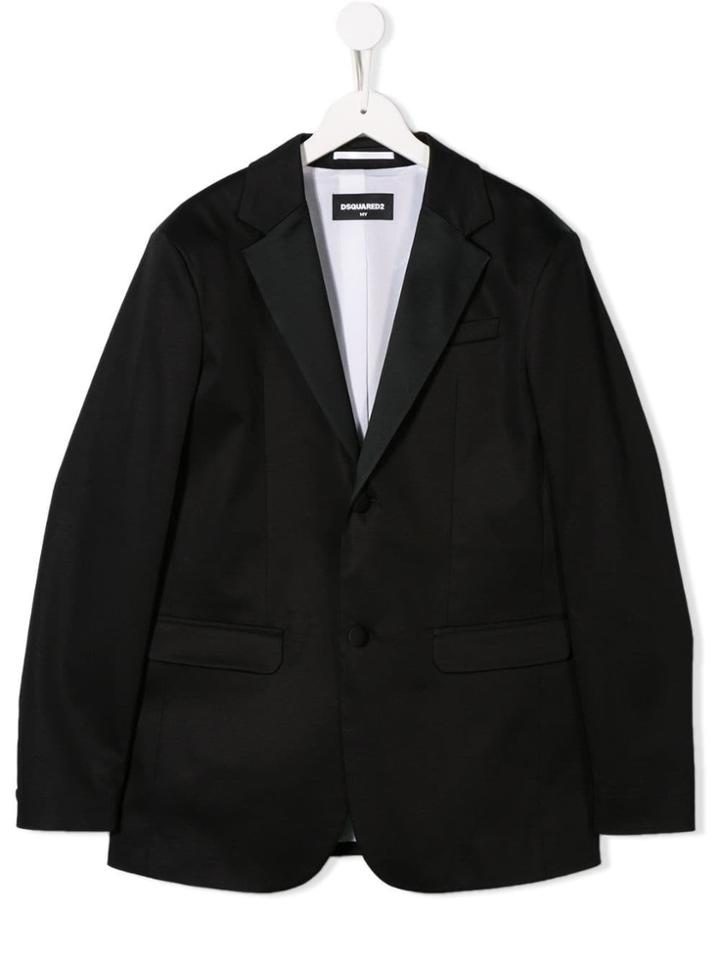 Dsquared2 Kids Classic Fitted Blazer - Black