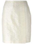 Romeo Gigli Vintage Mini Pencil Skirt - Pink & Purple