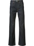 Levi's Vintage Clothing Folded Hem Straight Jeans, Men's, Size: 32/32, Blue, Cotton