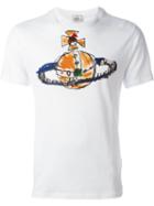 Vivienne Westwood Man Orbit Print T-shirt, Men's, Size: Large, White, Cotton