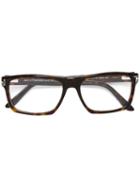 Tom Ford Eyewear Rectangular Frame Glasses, Brown, Acetate/metal (other)