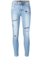 Paige Super Skinny Jeans, Women's, Size: 27, Blue, Cotton/polyester/spandex/elastane