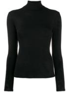 Erika Cavallini Rollneck Knit Sweater - Black