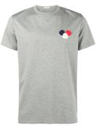 Moncler Logo Applique Short Sleeve T-shirt - Grey