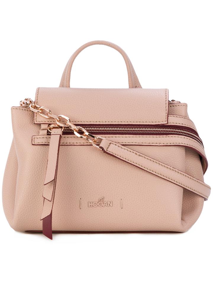 Hogan Mini Horizontal Tote - Pink & Purple
