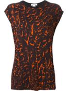 Helmut Lang 'strata' Printed Top